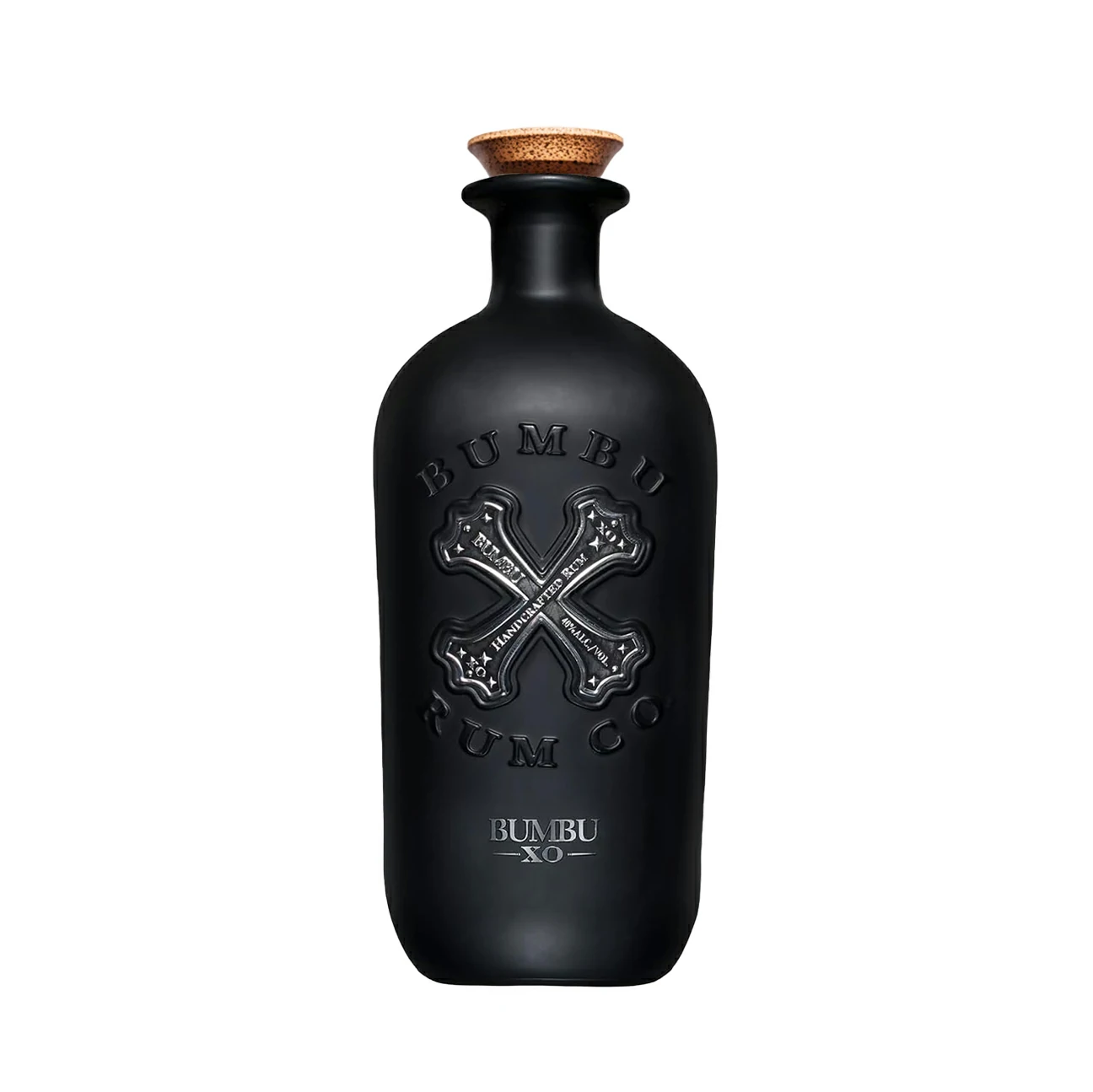 700ml Rum Glass Bottle With Custom Metal Label