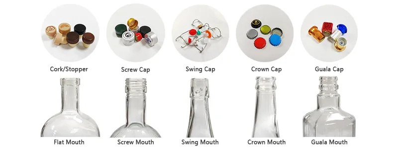 Long Neck Vodka Glass Bottle