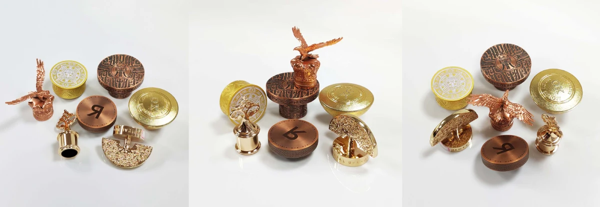 Zinc Alloy Black Spirits Glass Bottle Stopper 