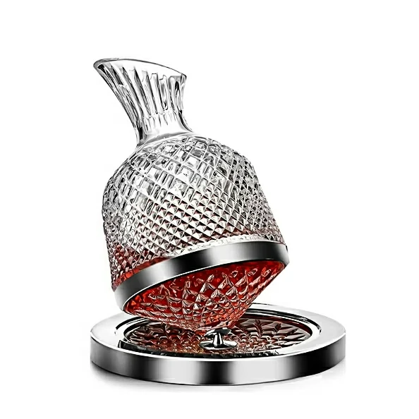 Crystal 360 Rotating Tumbler Wine Decanter 1500ml