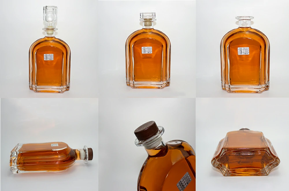 High-end Alcohol Brandy XO Glass Bottle 700ml