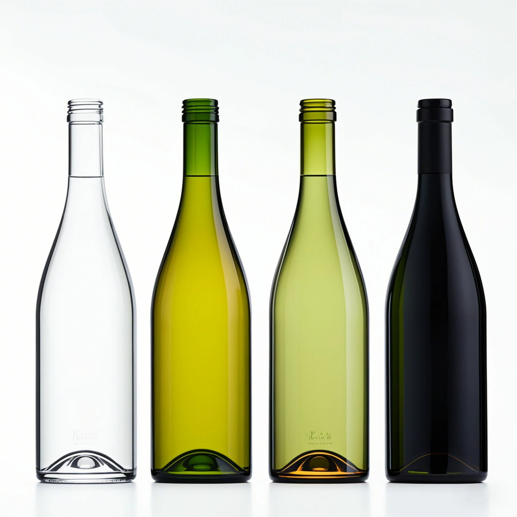 Burgundy Wine Glass Bottle 750ml