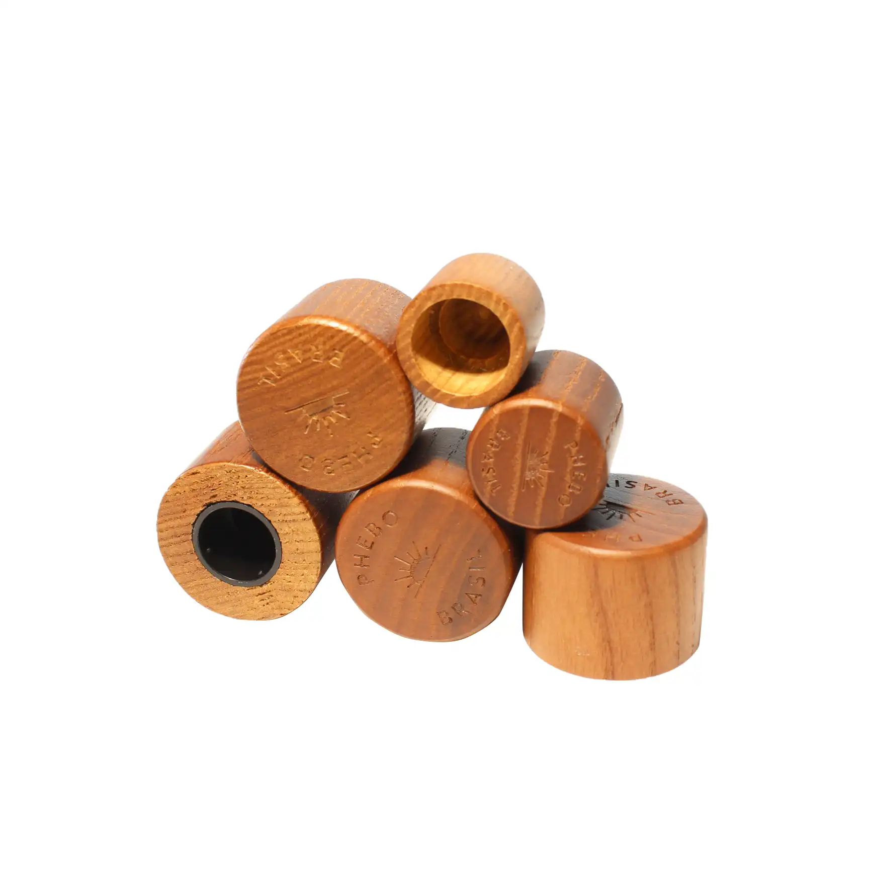Customized Wood Perfume Cap For Diffuser Bottle With Laser Engraving Logo