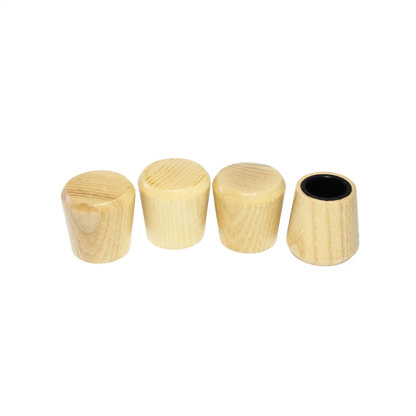 Nice Design Perfume Bottle Round Wood Lids