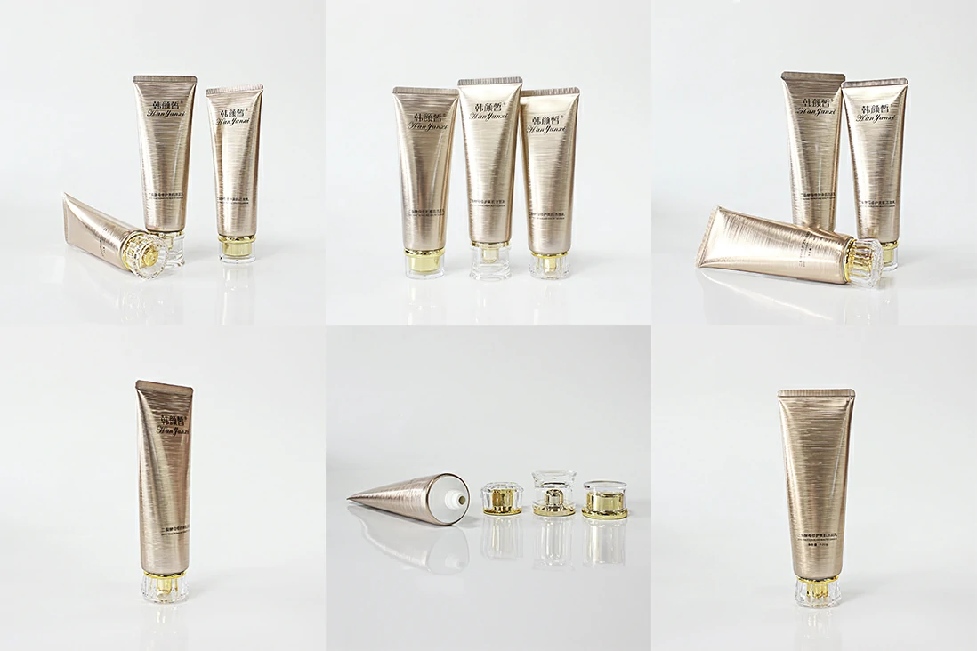 Gold Aluminum Laminated Package Tube