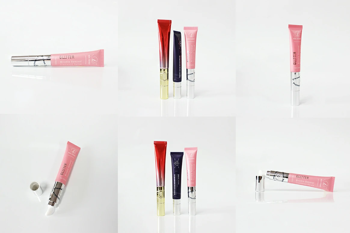 Electric Vibration Metal Head Eye Cream Soft Plastic Tubing 15ml