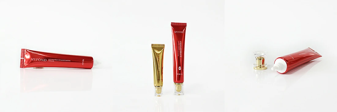 Red PE Soft Squeeze Container Tube for Skin Care Makeup Eye Cream 30g