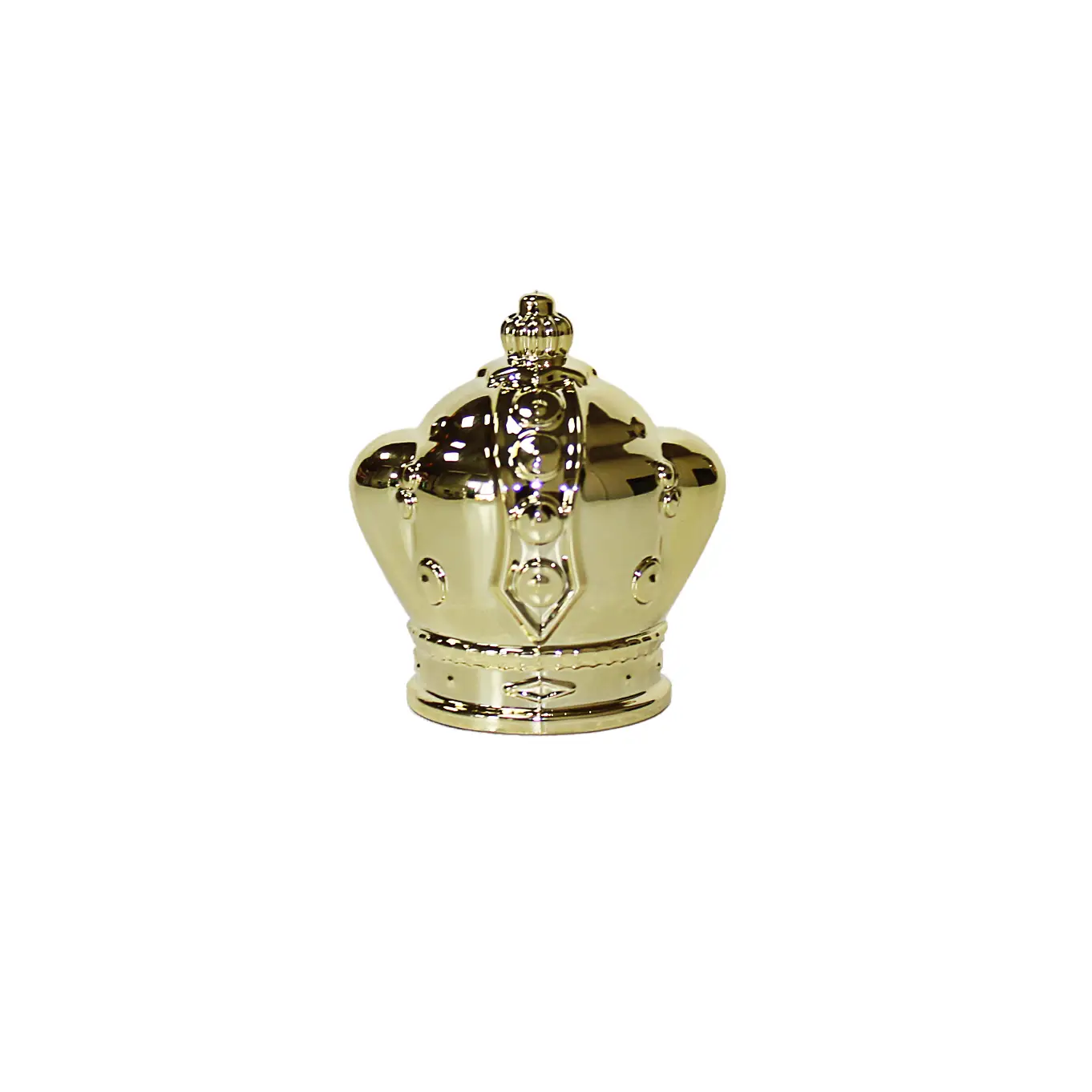 Luxury Plastic Golden Crown Shape Perfume Cap