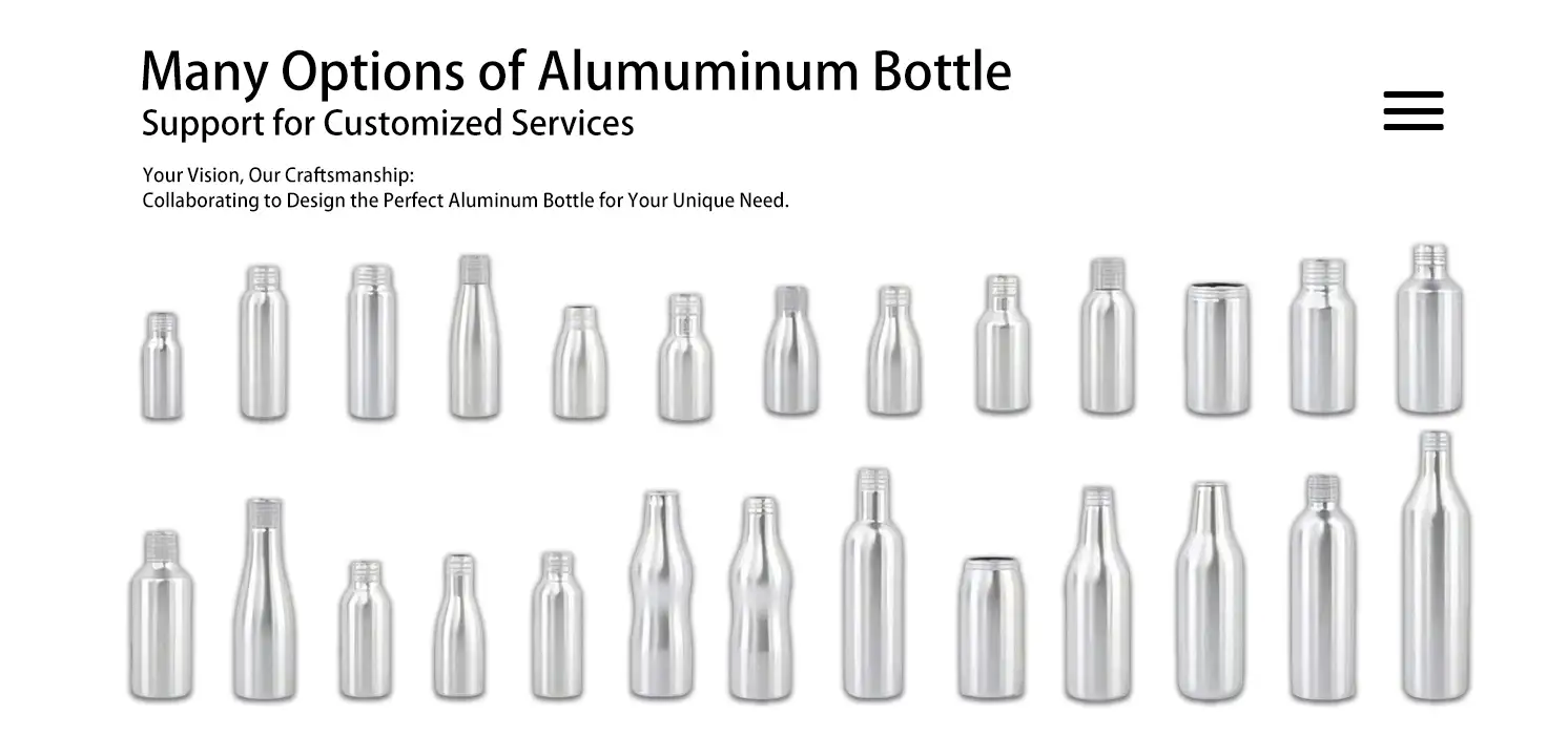 Many Options of Alumuminum Bottle