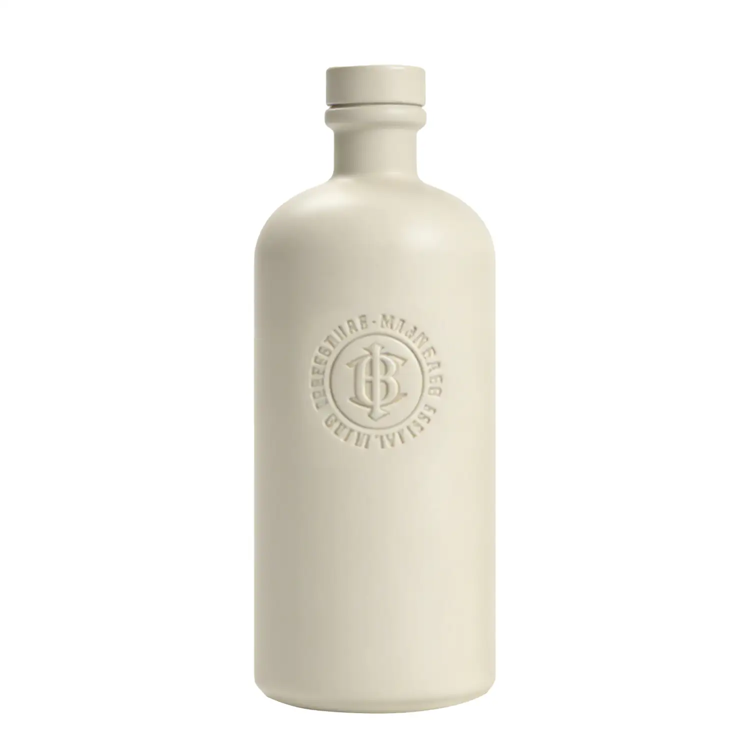 New Style Ceramic Olive Oil Vodka Spirits Bottle With Laser Engraving Logo