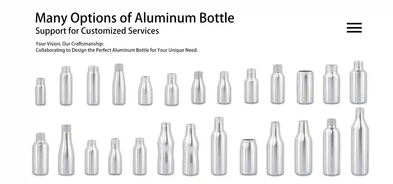 Many Options of Alumuminum Bottle