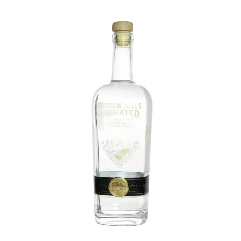 Custom Screen Printed Super Flint Glass Vodka Whisky Bottle With Label & Cork 750ml (1) Custom Screen Printed Super Flint Glass Vodka Whisky Bottle With Label & Cork 750ml
